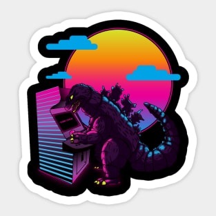 Game Over Kaiju Sticker